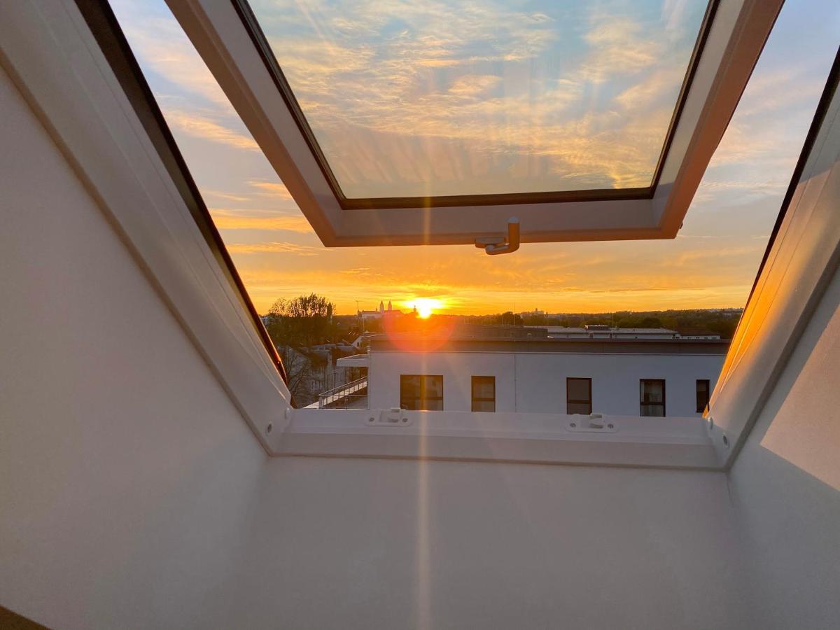 Modern & Stylisch - Penthouse-Feeling Nahe Flughafen Muenchen Freising Exterior foto