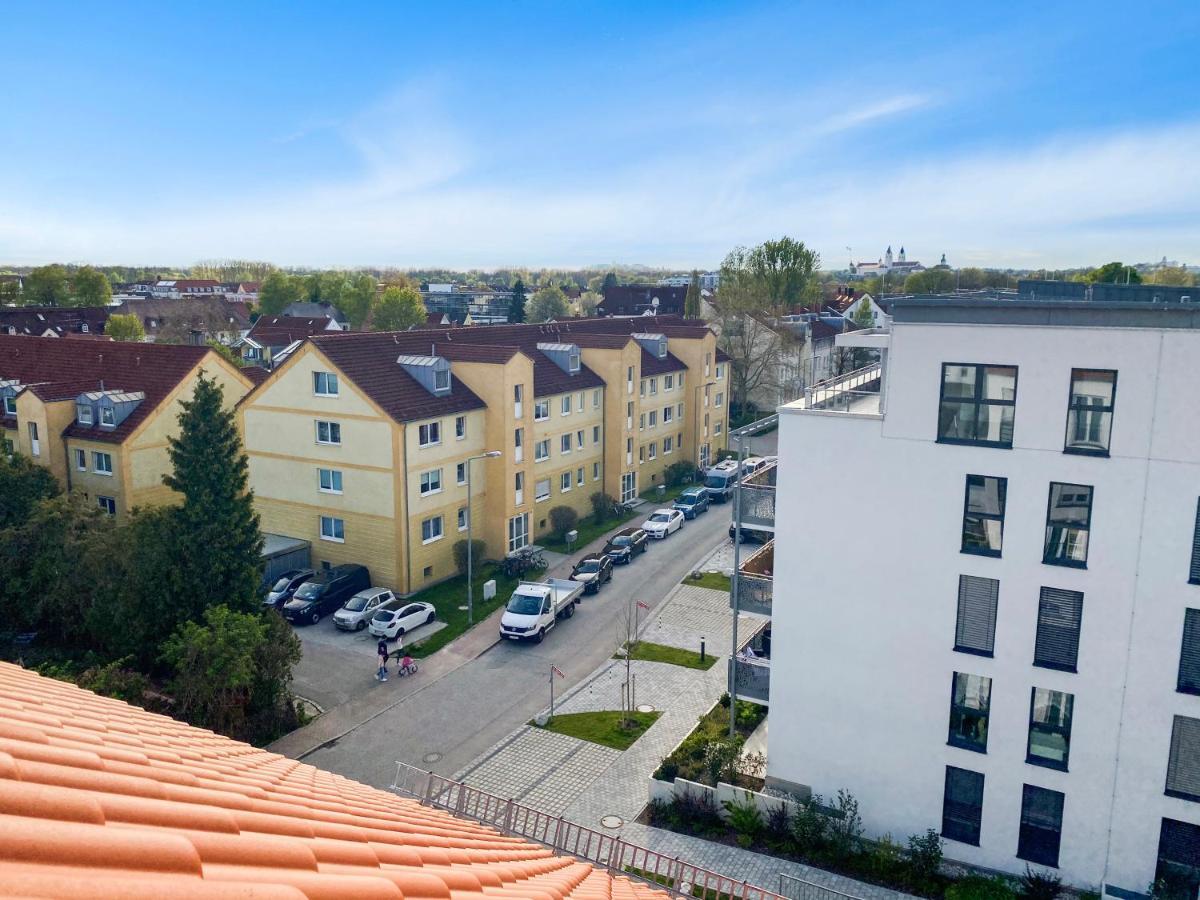 Modern & Stylisch - Penthouse-Feeling Nahe Flughafen Muenchen Freising Exterior foto